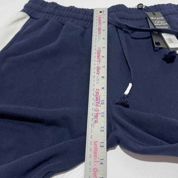 Greyson Jogger Pants Men's Large Navy Blue Fleece Lined Drawstring Waist NWT - Picture 5 of 8